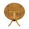 International Concepts Round 42 in Round Dual Drop Leaf Pedestal Table, Oak, 42 W, 42 L, 29.5 in H, Wood, Oak T04-42DP - alternate 5